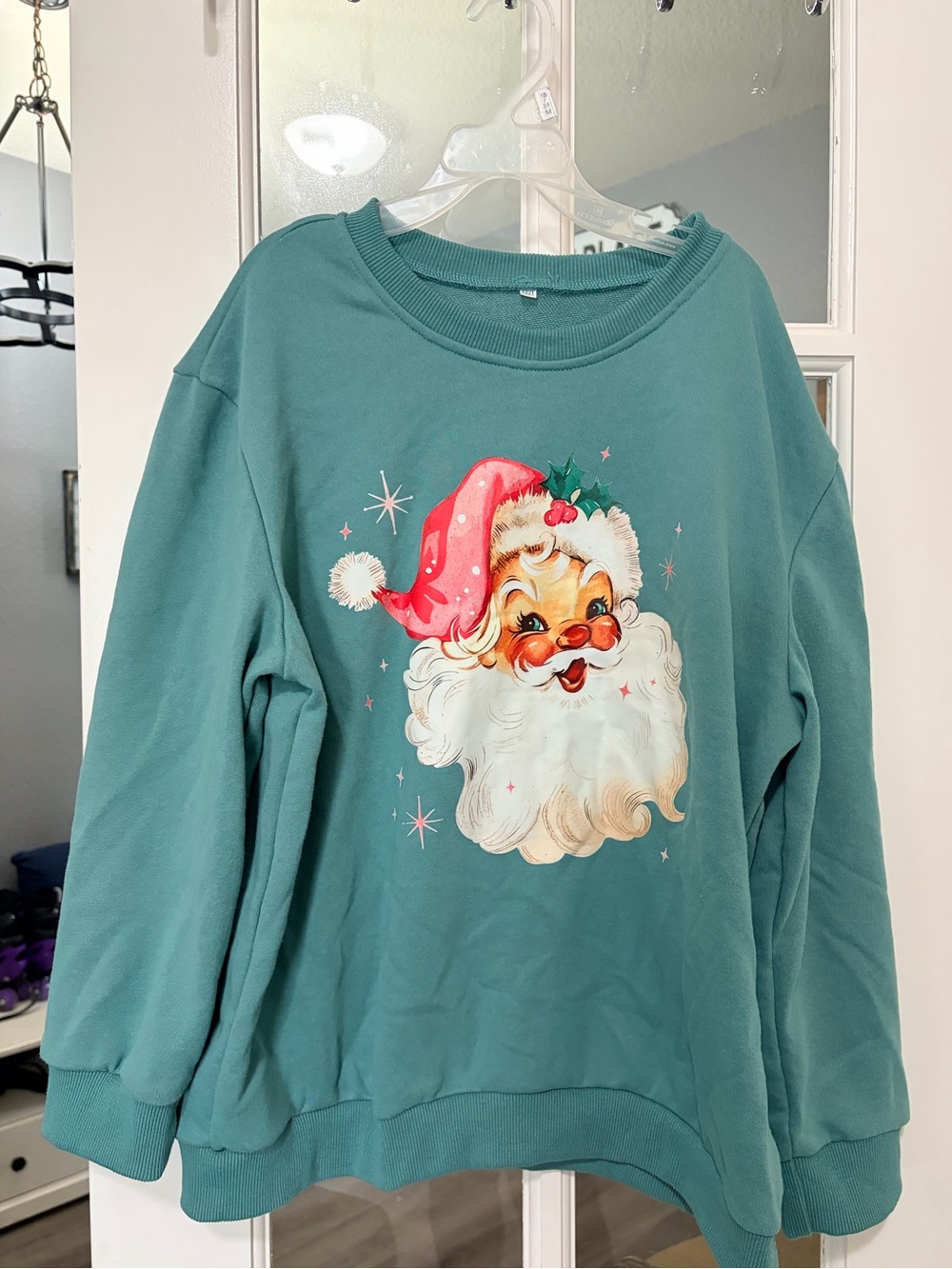 Girls Santa Sweatshirt